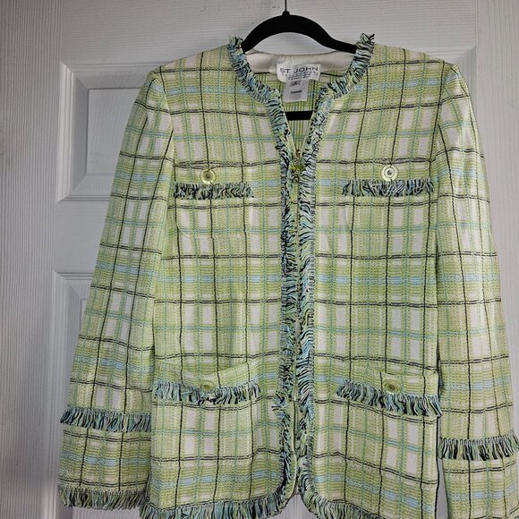 St. John Collection by Marie Gray Knit Blazer (Size 6) - Picture 2 of 16